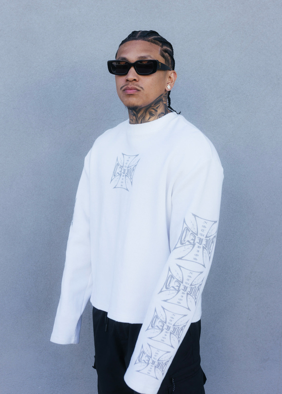 DISTRESSED BOXY "CHOPPA" THERMAL (PREORDER)