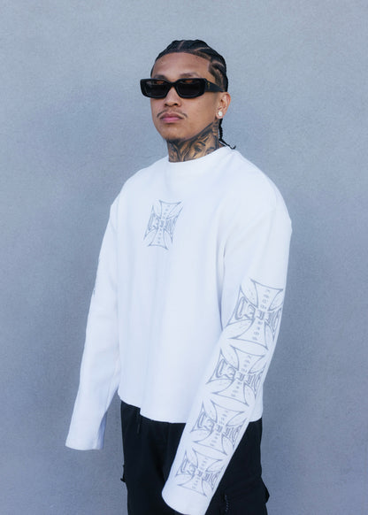 DISTRESSED BOXY "CHOPPA" THERMAL (PREORDER)