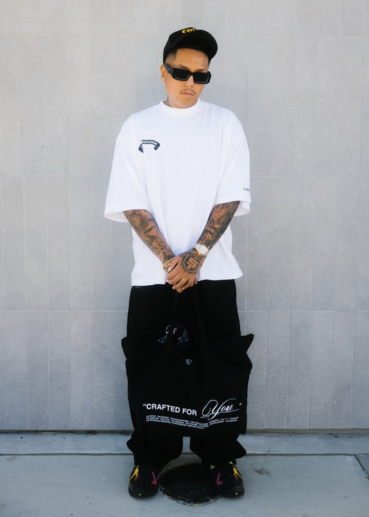 “SAINTS + SINNERS” BOXY TEE