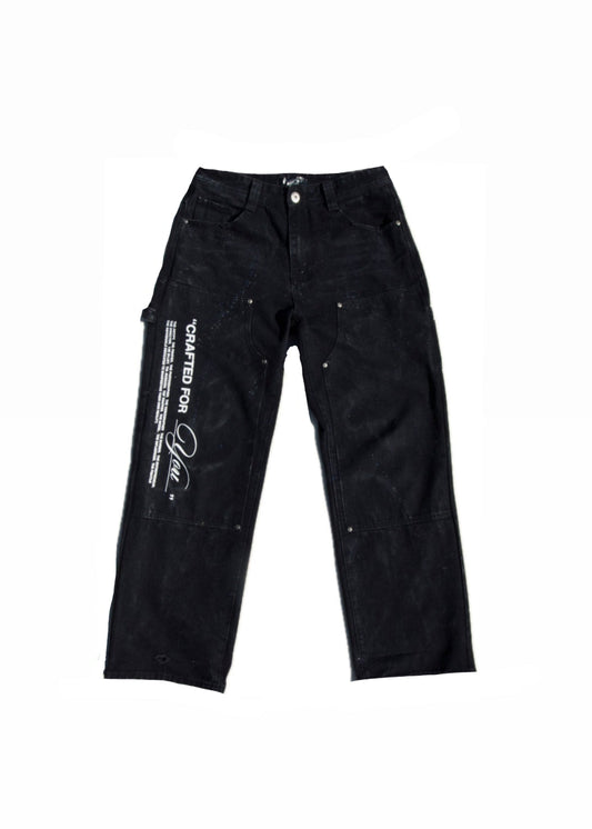 "CRAFTED FOR YOU" DISTRESSED CARPENTER JEANS