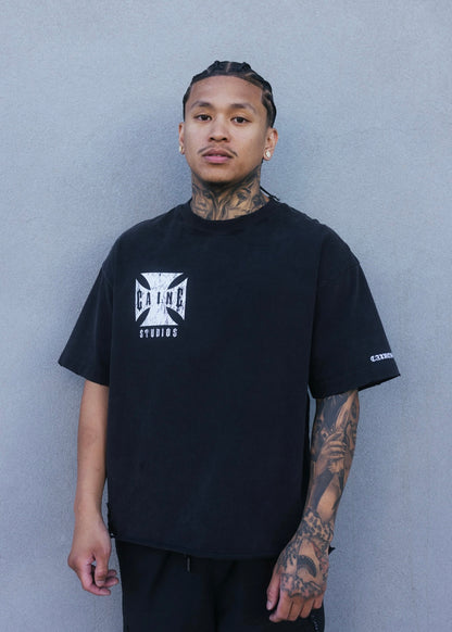 DISTRESSED BOXY "CHOPPA" TEE (PREORDER)
