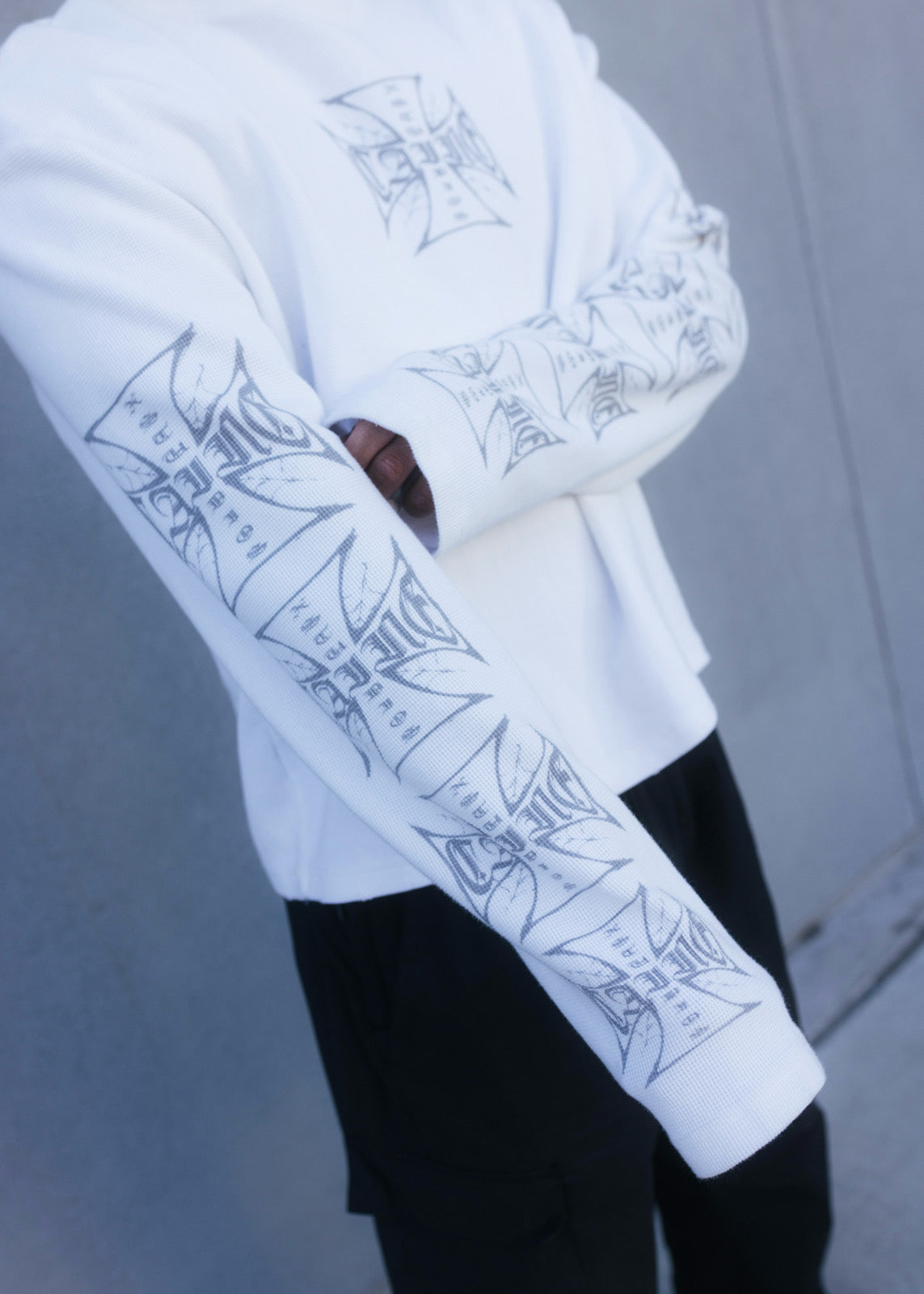 DISTRESSED BOXY "CHOPPA" THERMAL (PREORDER)