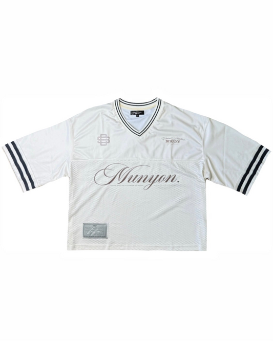 CREAM “MUNYON” MESH HOCKEY JERSEY