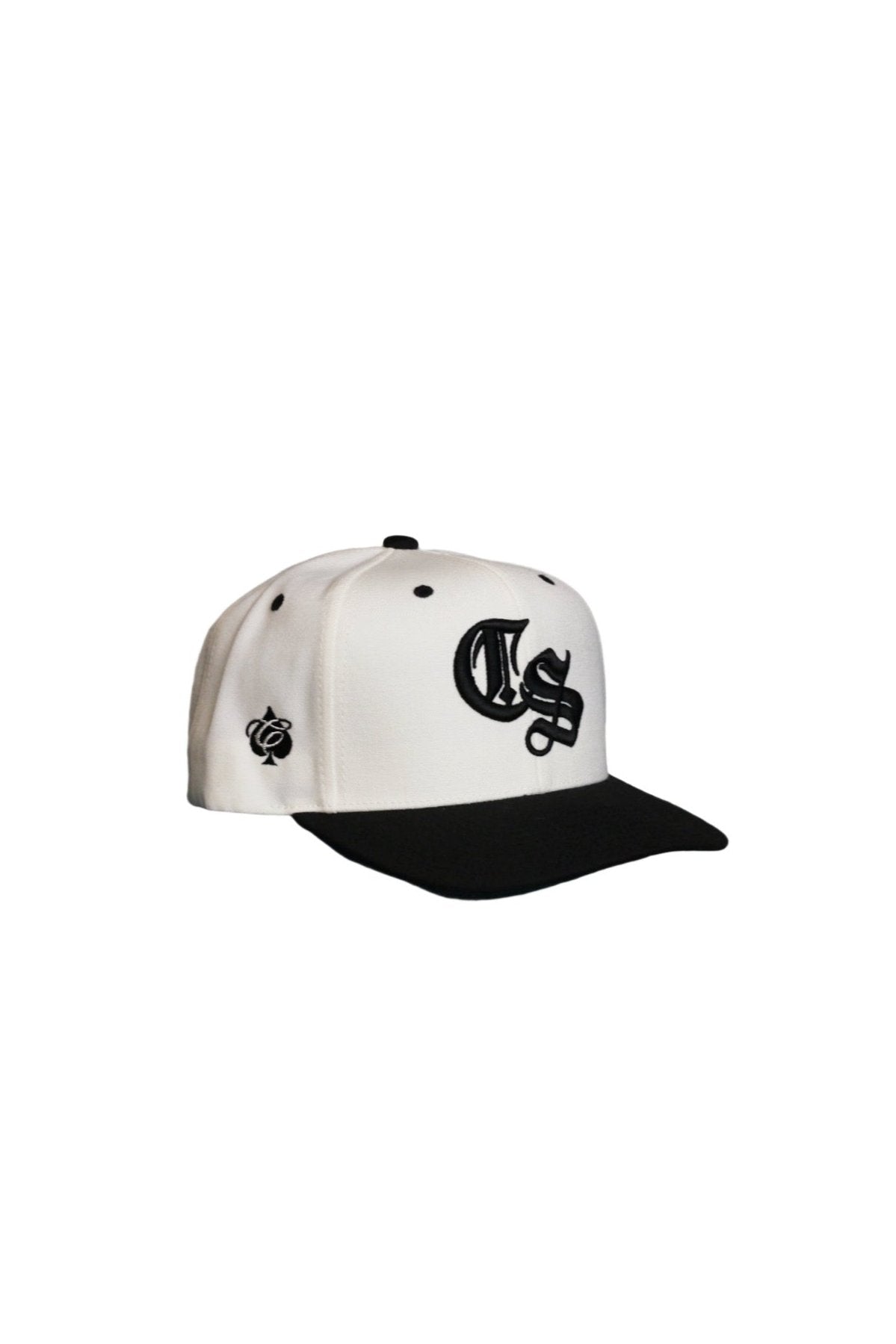 "CS" MONOGRAM WOOL 6-PANEL SNAPBACK HAT