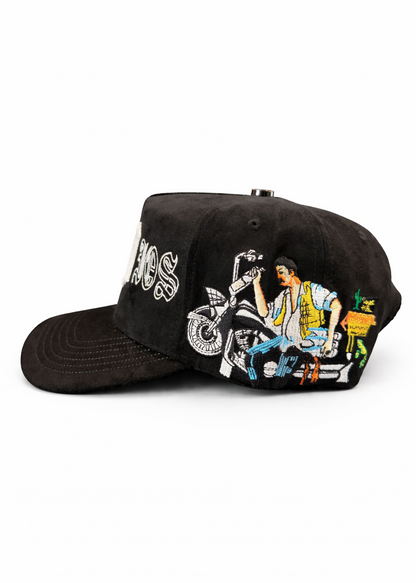LTD EDITION, SUEDE "MOTOR CITY" SNAPBACK HAT