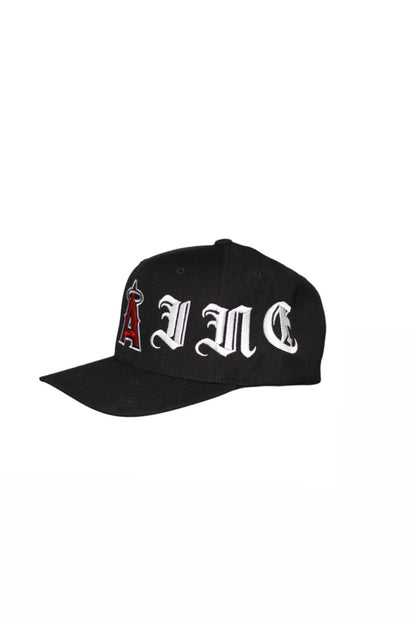 "CAINE'S ANGELS" EMBROIDERED WOOL 6-PANEL SNAPBACK HAT