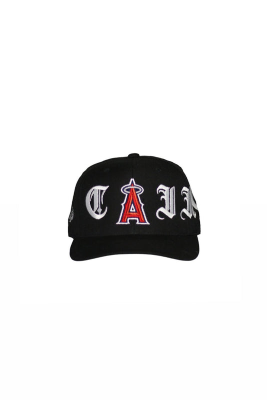 "CAINE'S ANGELS" EMBROIDERED WOOL 6-PANEL SNAPBACK HAT