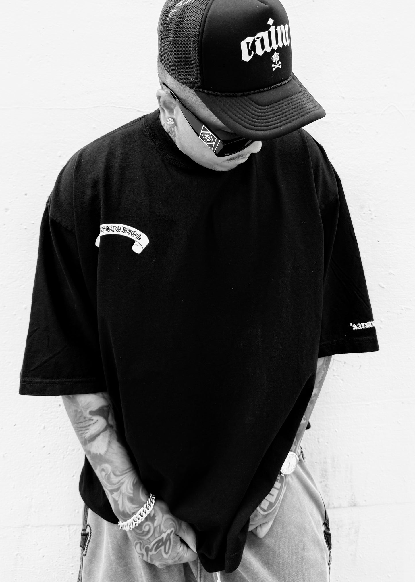 “SAINTS + SINNERS” BOXY TEE