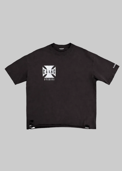 DISTRESSED BOXY "CHOPPA" TEE (PREORDER)