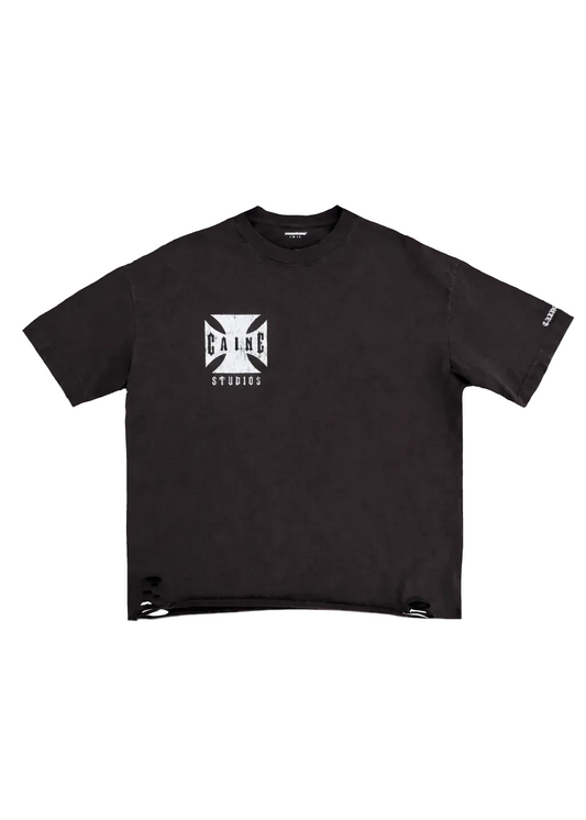 DISTRESSED BOXY "CHOPPA" TEE (PREORDER)