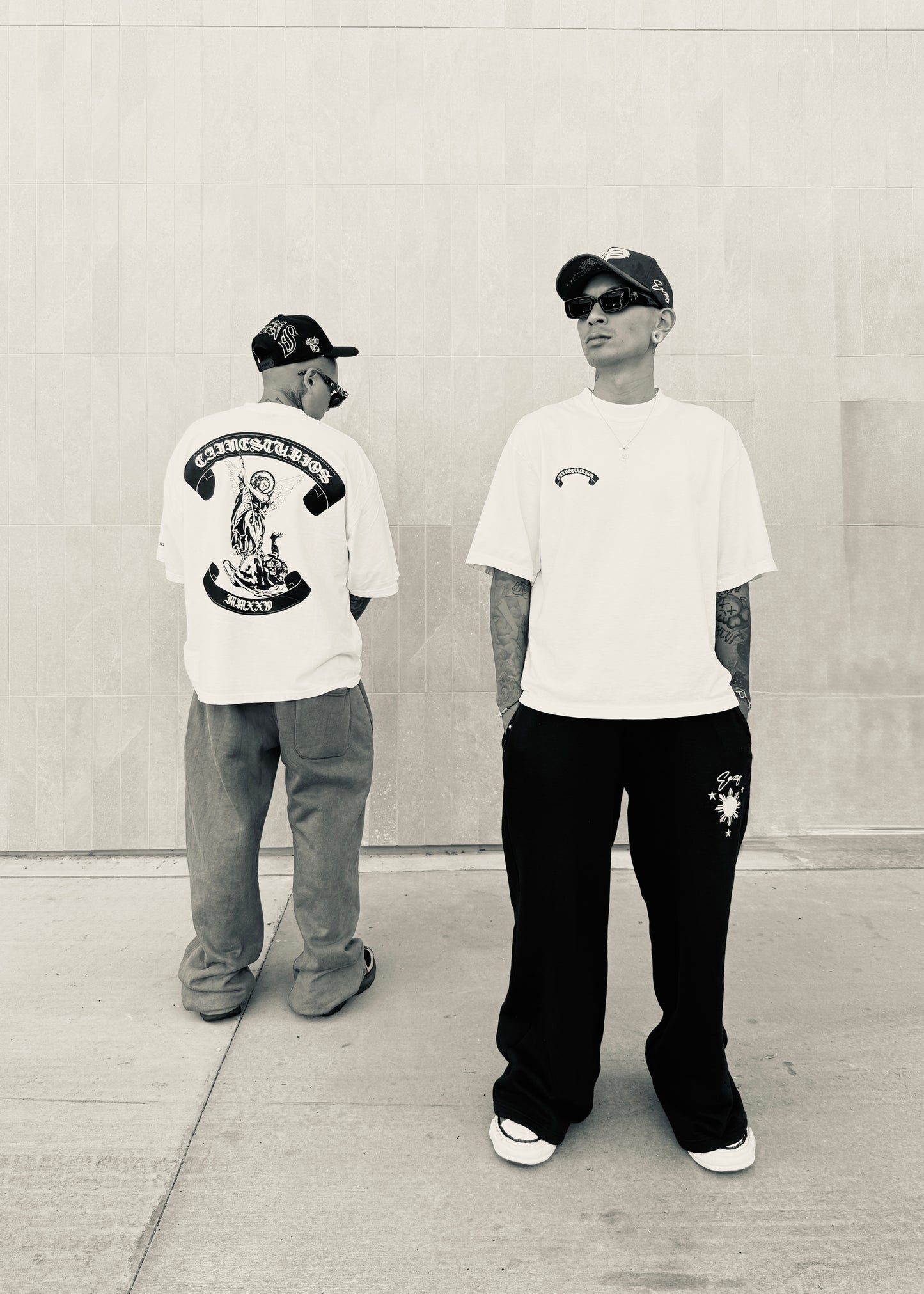 “SAINTS + SINNERS” BOXY TEE